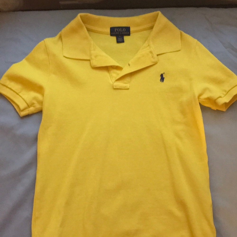 Size 7 yellow Ralph Lauren polo